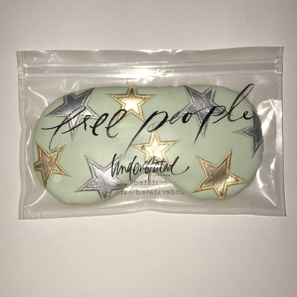 Free People Vegan Leather Cooling Eye Mask